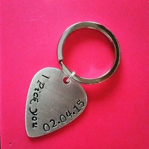 Guitar Pick Keychain